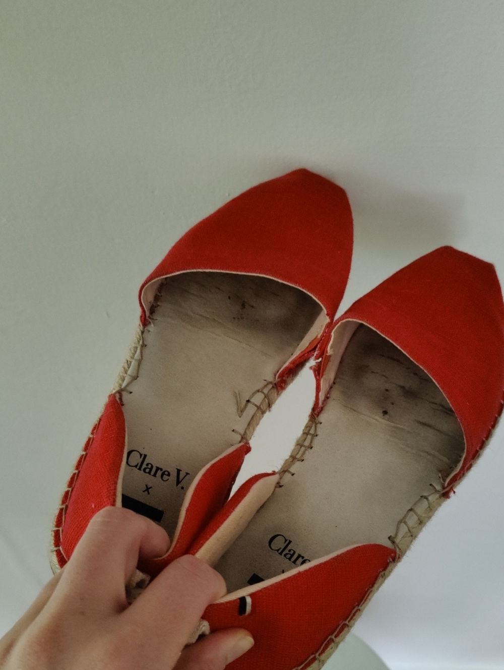 Clare V X Toms Red Espadrilles - Picture 9 of 10